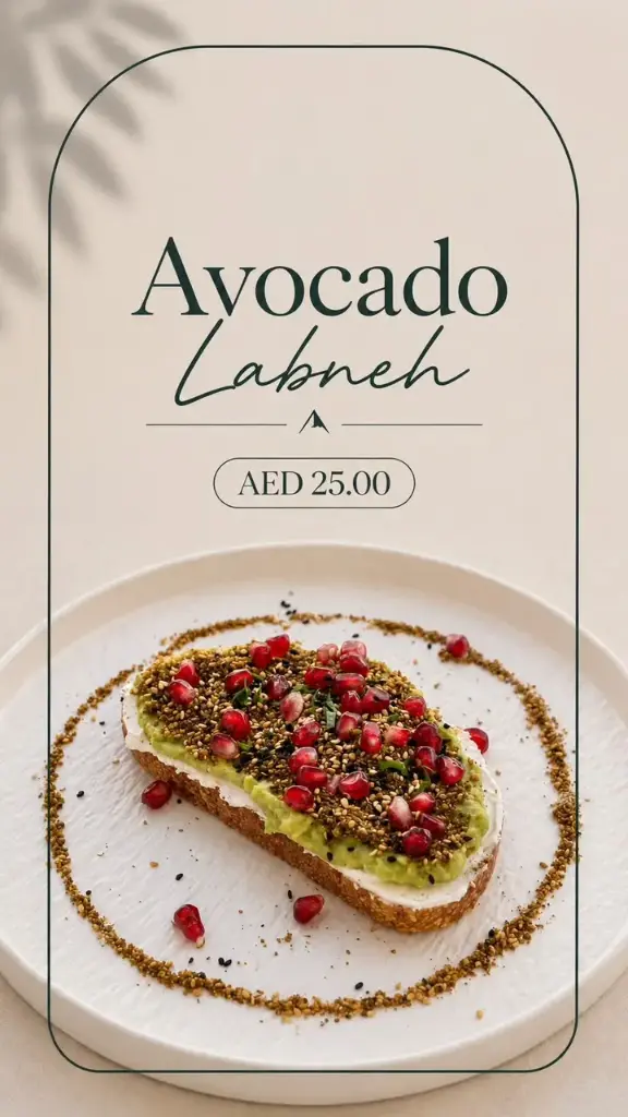 Avocdo labneh