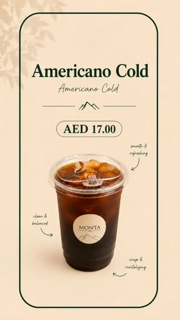 Americano cold