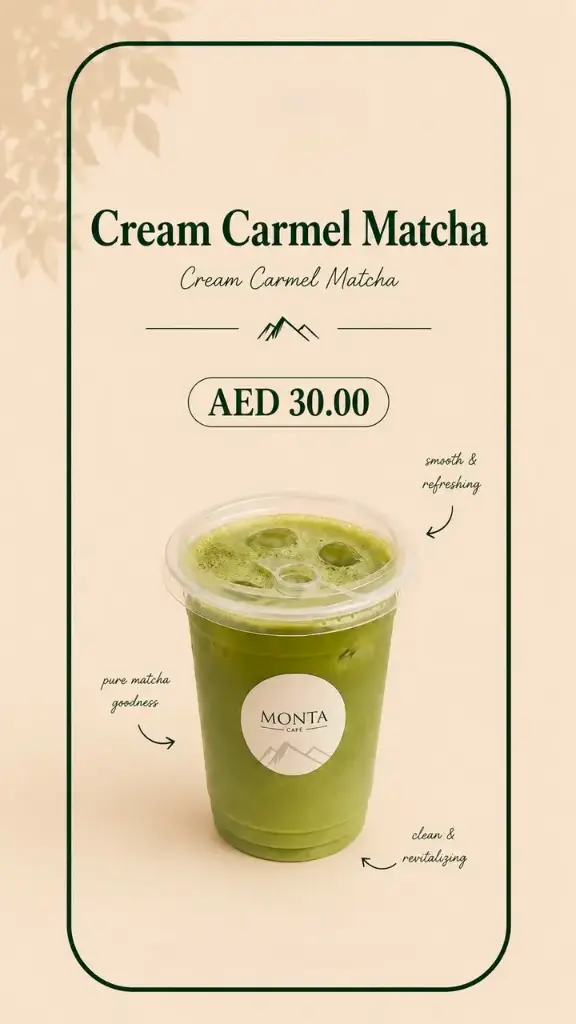 Cream Carmel Matcha