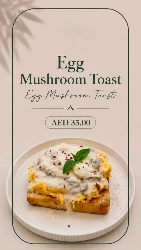 Egg Mushroom Toast