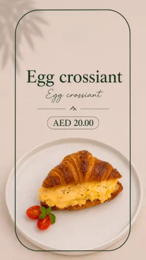 Egg crossiant  