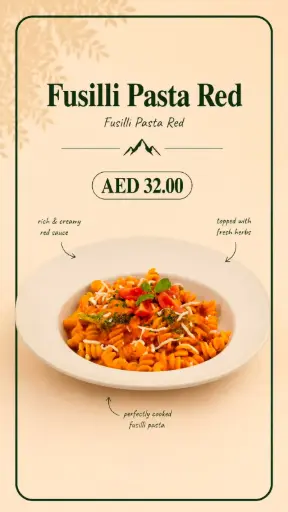 Fusilli Pasta Red 
