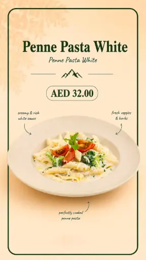 Penne Pasta White