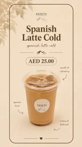 spanish latte cold