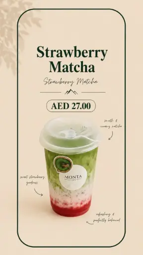 strawberry  matcha 