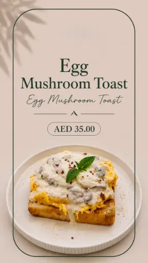 Egg Mushroom Toast